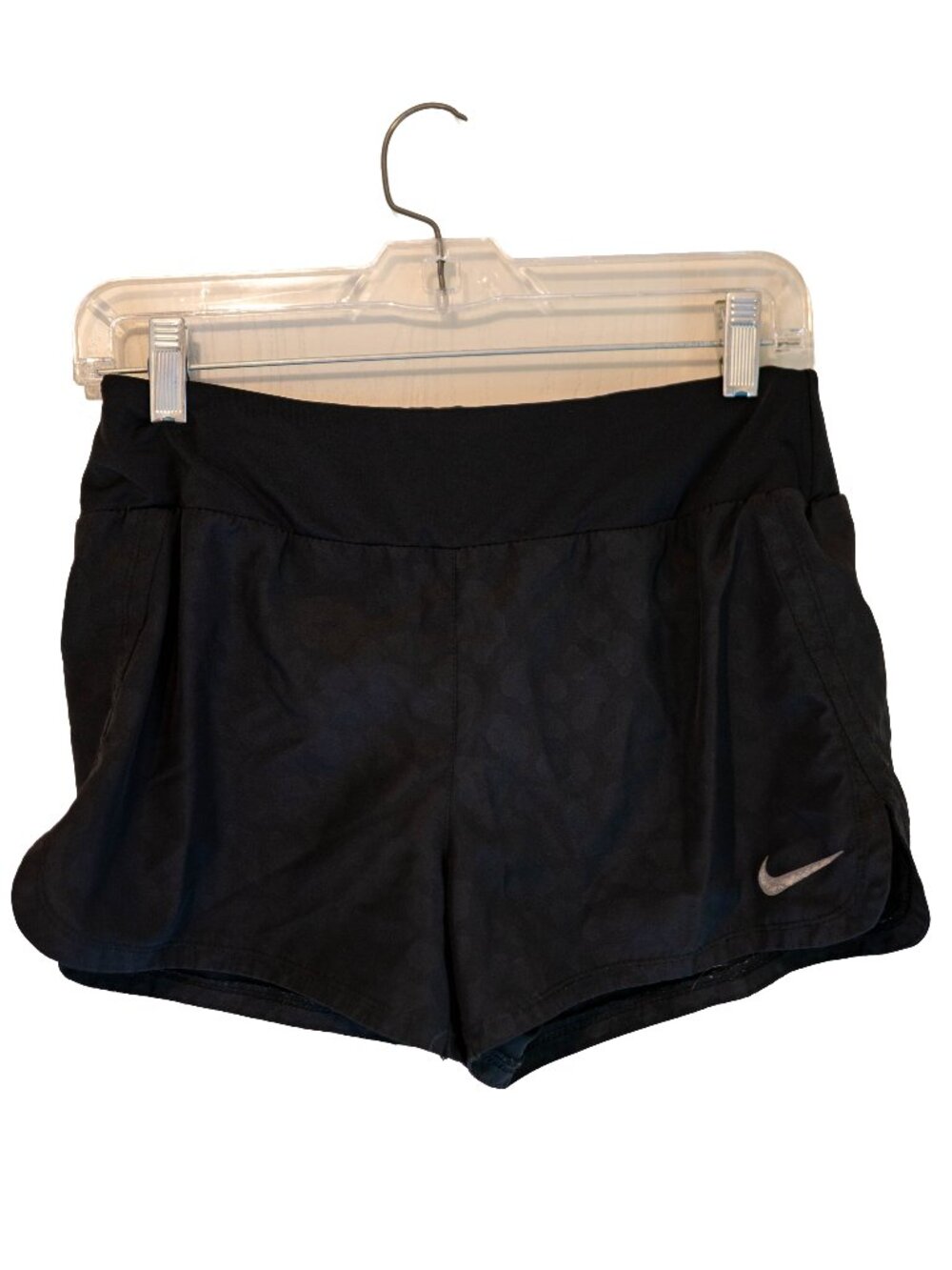 Nike Dri-Fit Black Shadow Cheetah Print Athletic Shorts - Size Small